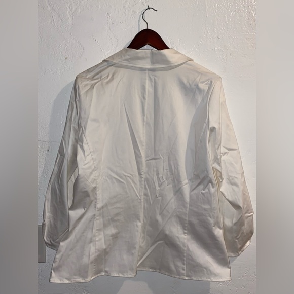 DANA BUCHMAN COLLAR ZIP SHIRT - Picture 2 of 3